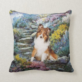 Shetland Sheepdog Sheltie Kunst Geschenke Kissen
