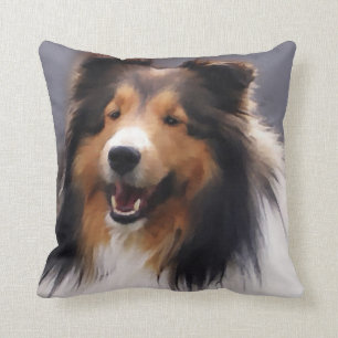 Shetland Sheepdog Sheltie Kunst Geschenke Kissen
