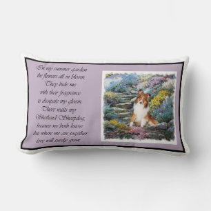 Shetland Sheepdog Sheltie Kunst Geschenke Lendenkissen