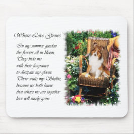 Shetland Sheepdog Sheltie Kunst Geschenke Mousepad