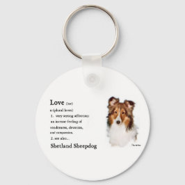 Shetland Sheepdog Sheltie Kunst Geschenke Schlüsselanhänger