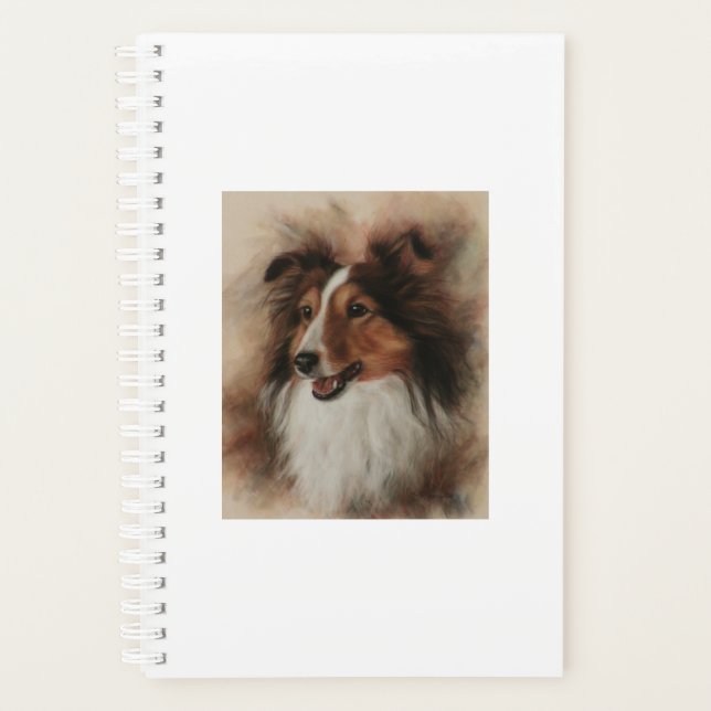 Shetland Sheepdog Sheltie lächelnd Planer (Vorderseite)