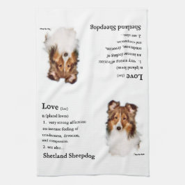 Shetland Sheepdog Sheltie Lovers Geschenke Geschirrtuch