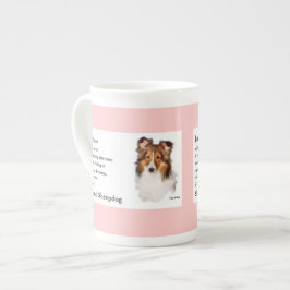 Shetland Sheepdog Sheltie Lovers Geschenke Prozellantasse