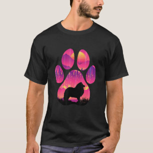 Shetland Sheepdog Sheltie Paw Mama Vater Hund Frau T-Shirt