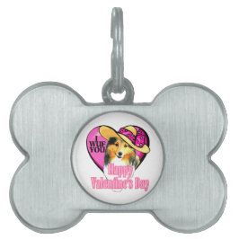 Shetland Sheepdog Sheltie Valentinstag Tiermarke