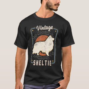 Shetland Sheepdog Sheltie Vintag Retro Classic Do T-Shirt