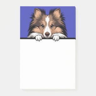 Shetland Sheepdog Sheltie Welpe Dog Lover Geschenk Post-it Klebezettel