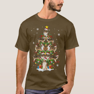 Shetland Sheepdog Shelties Weihnachtsbaum XMas Gif T-Shirt