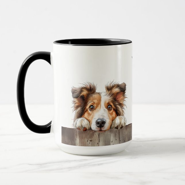 Shetland Sheepdog Tasse (Links)