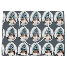 Shetland Sheepdog Trio Große Geschenktüte