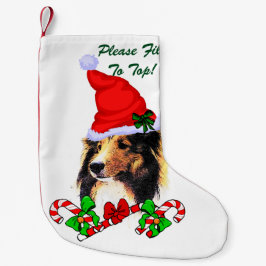 Shetland Sheepdog Weihnachten Kleiner Weihnachtsstrumpf