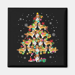 Shetland Sheepdog Weihnachtsbaum Lustiger Sheltie  Magnet