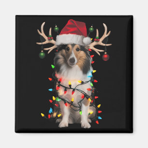 Shetland Sheepdog Weihnachtsbaum-Shirt Shetland Sh Magnet