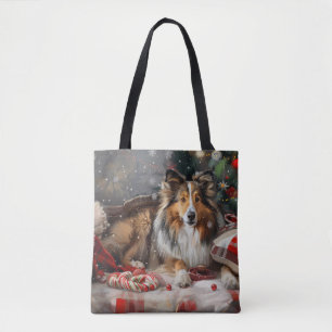 Shetland Sheepdog Weihnachtsfestlich