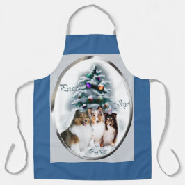 Shetland Sheepdog Weihnachtsgeschenke Schürze