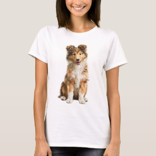 Shetland Sheepdog Welpen Illustration Frauen T-Shirt