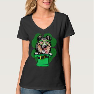 Shetland Shepdog Kleeblatt St Patricks Day Todler T-Shirt