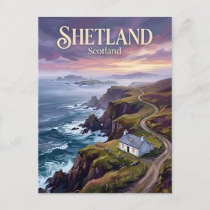 Shetlandinseln Schottland Postkarte