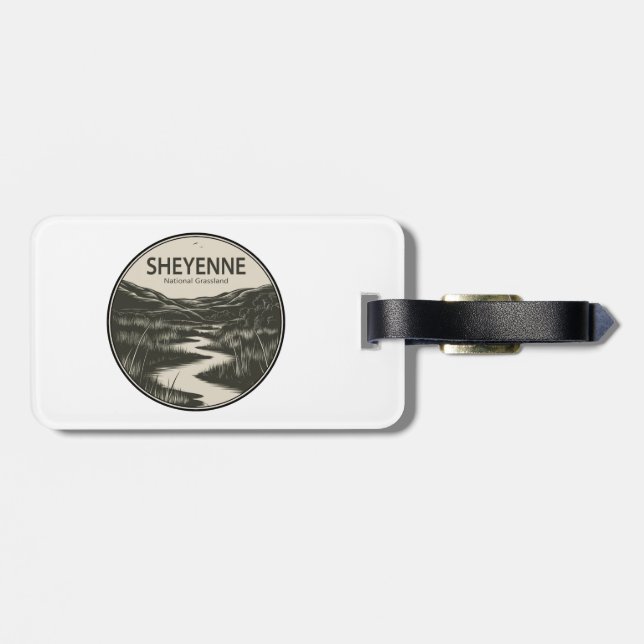 Sheyenne National Grassland Stream Gepäckanhänger (Rückseite horizontal)