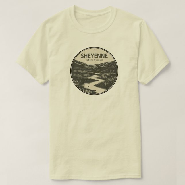 Sheyenne National Grassland Stream T-Shirt (Design vorne)
