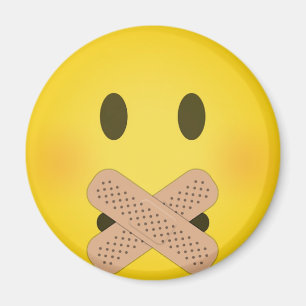 Shh emoji magnet