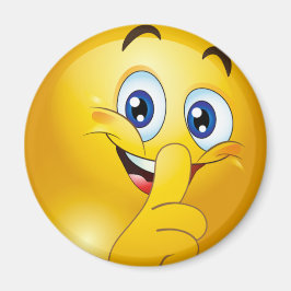 Shh emoji magnet