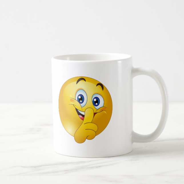 Shh emoji tasse (Rechts)