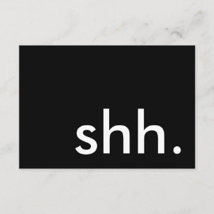 shh. es ist ein Überraschungs-Party! Einladung