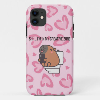 Shh… Ich bin in meiner kreativen Zone | Lustiger C Case-Mate iPhone Hülle