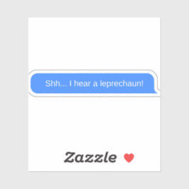 Shh... Ich höre einen Kobold! Aufkleber