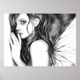 Shh jetzt feenhaftes Plakat