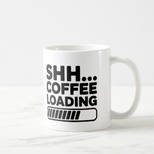 Shh.. Kaffeeladung Funny Coffee Tasse