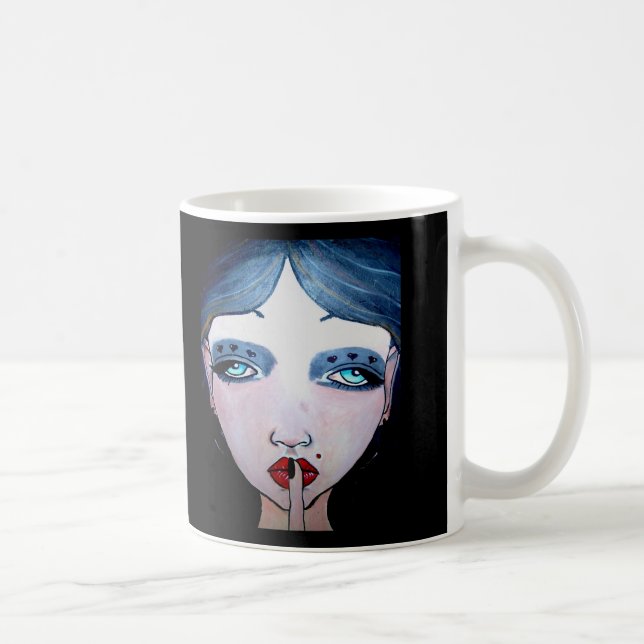 Shh... mugg kaffeetasse (Rechts)