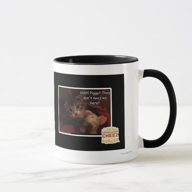 Shh!!! Piggy!! Tasse (Rechts)