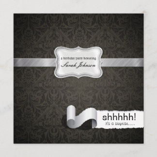 Shhh!  Es ist eine Überraschung Einladung
