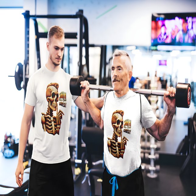 SHHH... Niemand kümmert sich um leise Skelette T-Shirt (Von Creator hochgeladen)