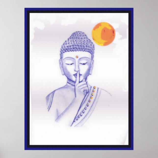 shhhh..... hören Sie sich selbst zu. Poster (Vorne)