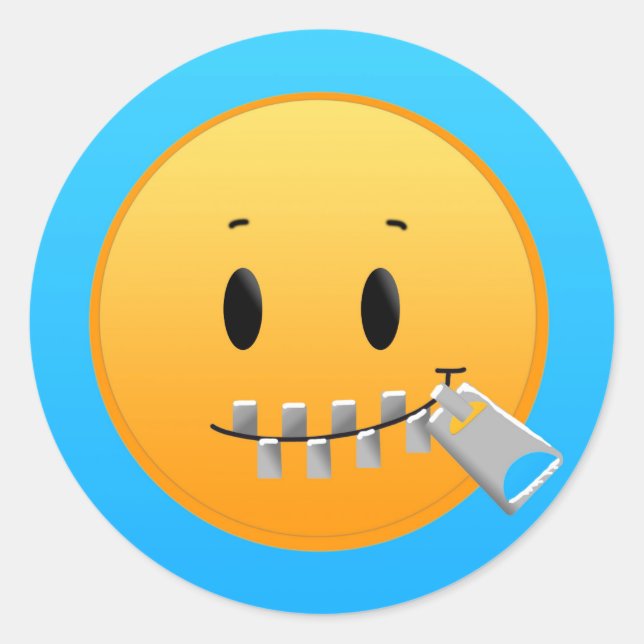 Shhhh.. (Stille Aufkleber) Runder Aufkleber (Vorderseite)