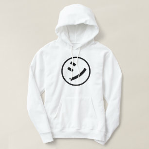 ㋛ Shi Kana Katakana Smiling Emoji / Emoticon Hoodie