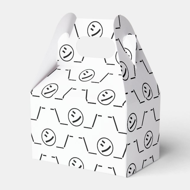 Shi Kana Shrug Emoticon Ø\_ ㋛_/ Japanisch Kaomoji Geschenkschachtel (Vorderseite)