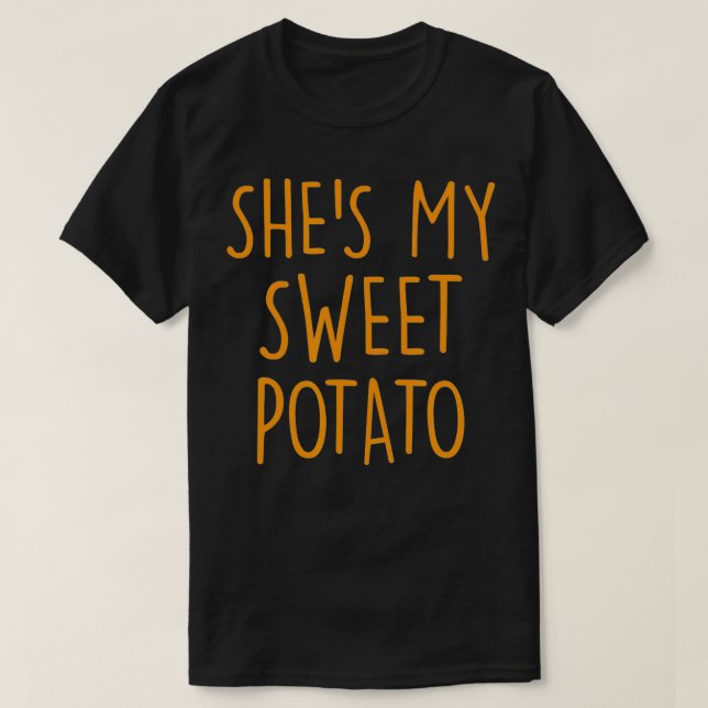 Shi My Sweet Potato Ja, ich bin lustig passend als T-Shirt (Design vorne)