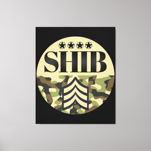 Shib Army General Wall Art Leinwanddruck (Vorderseite)