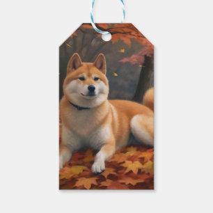 Shib Inu im Herbst Leaves Fall Inspiriert Geschenkanhänger