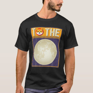 $Shib to the Moon Shiba Inu Coin Crypto Currency V T-Shirt