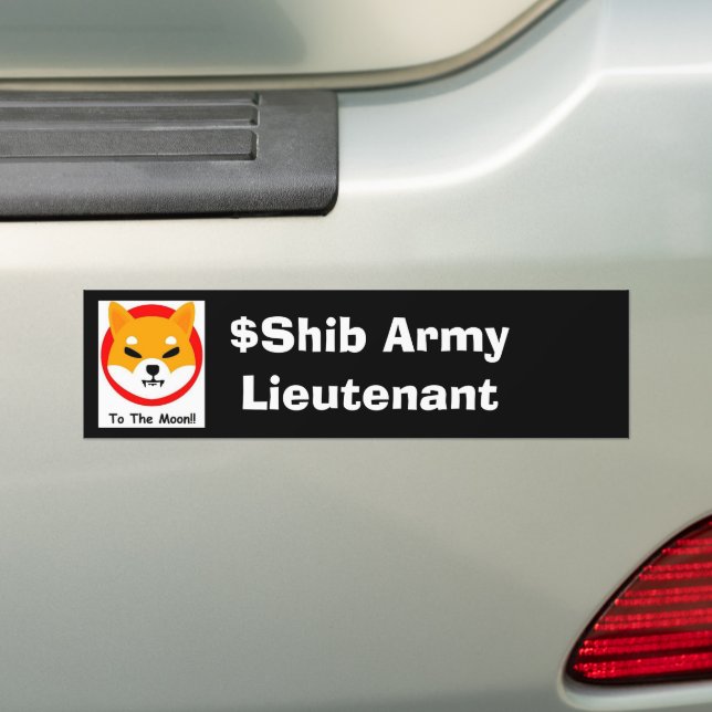 SHIBA ARMY: Leutnant Autoaufkleber (Auf Auto)