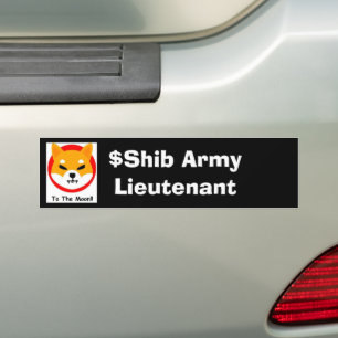 SHIBA ARMY: Lieutenant Autoaufkleber