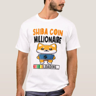 Shiba Coin die Millionärenladung Token-Münzschiff T-Shirt