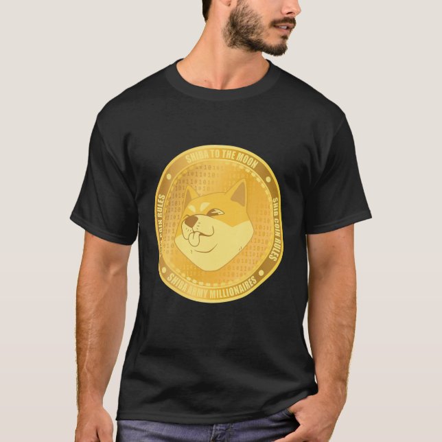 Shiba Coin Millionaire Crypto HODL Shiba Inu Coin T-Shirt (Vorderseite)