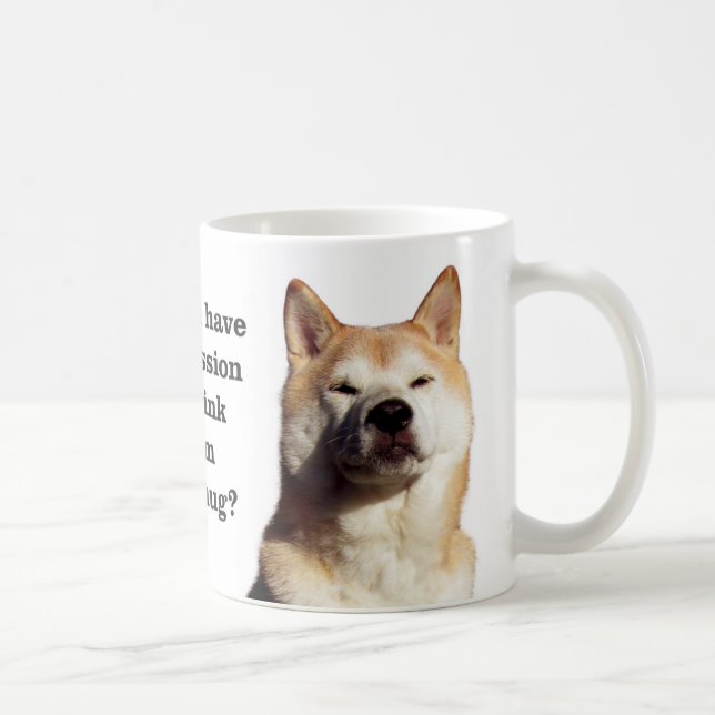 Shiba Erlaubnis Kaffeetasse (Rechts)